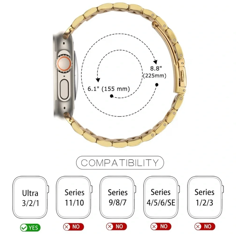 Gold Smartwatch Band J227